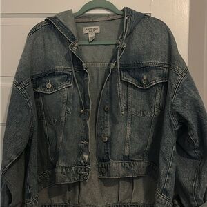 Arizona Jean Company Denim Jacket in Faded Blue-Grey